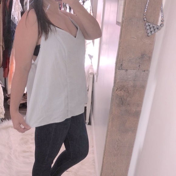 H&M size XXlarge blue cotton top - Picture 2 of 6